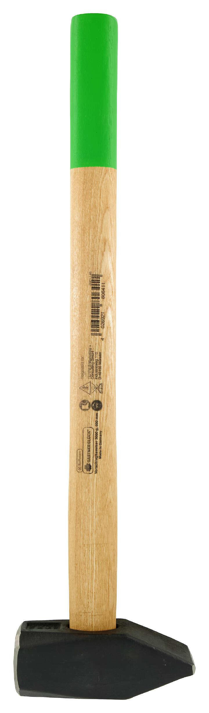 GÄRTNERGLÜCK Vorschlaghammer 3000g, 600mm